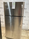 Frigidaire Used Refrigerator Top and Bottom 30x65 1/2” (Stainless Steel) 