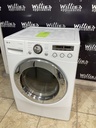 Lg Used Electric Dryer 220volts (30 AMP) 27inches {no cord}  (White)