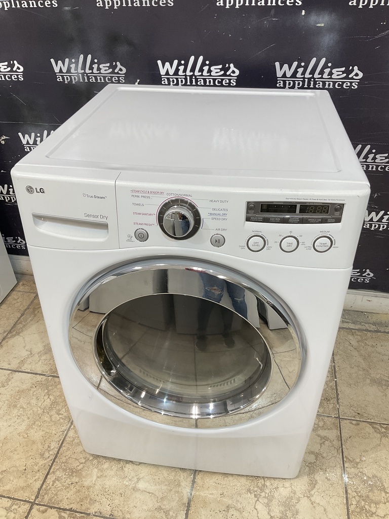 Lg Used Electric Dryer 220volts (30 AMP) 27inches {3 prong} (White) 