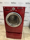 Lg Used Electric Dryer 220volts (30 AMP) 27inches {3 prong} (Red)