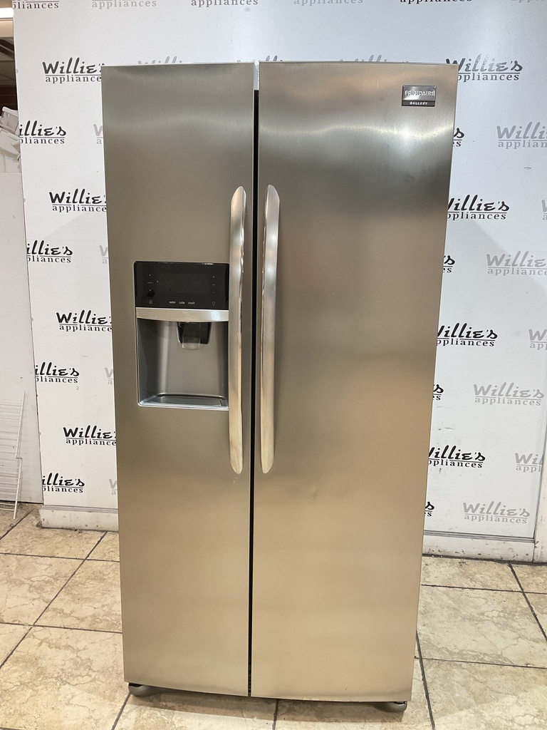 Frigidaire Used Refrigerator Side by Side 33x70 (Stainless Steel) 