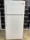 Frigidaire Used Refrigerator Top and Bottom 30x65 1/2” (White)