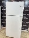Frigidaire Used Refrigerator Top and Bottom 30x68 1/2” (White) 