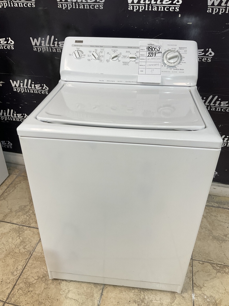 Kenmore Used Washer Top-load 27inches (White) 