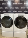 Whirlpool Used Electric Set Washer/Dryer Front-load 220volts (30 AMP) 27inches {no cord} (White) 