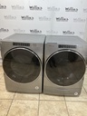 Whirlpool Used Natural Gas Set Washer/Dryer Front-load 27inches (Grey)