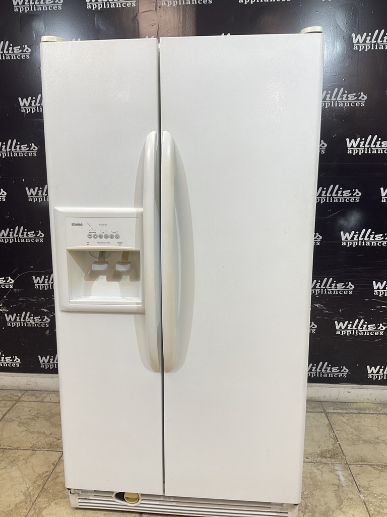 Kenmore Used Refrigerator Top and Bottom 36x69 (White) 