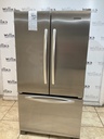KitchenAid Used Refrigerator French Door Counter Depth 36x68 1/2’ (Stainless Steel) 