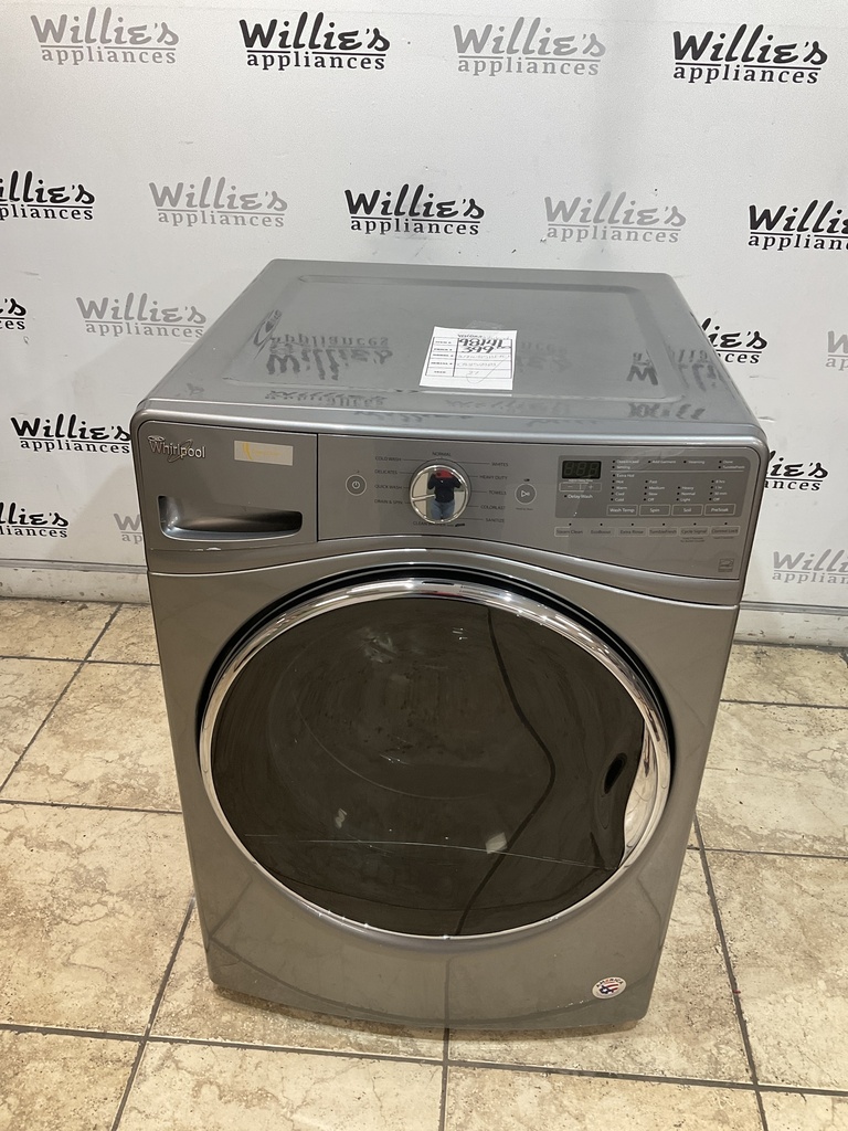 Whirlpool Used Washer Front-load 27inches (Grey) 