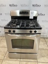 Ge Used Natural Gas Stove 30inches (Stainless Steel) 