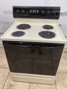 Amana Used Electric Stove 220volts (40/50 AMP) 30inches {4 prong} (Bisque/Balck) 