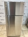 Ge Used Refrigerator Top and Bottom 28x64 (Stainless Steel) 
