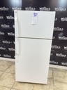 Ge Used Refrigerator Top and Bottom 28x61 1/2” (White) 