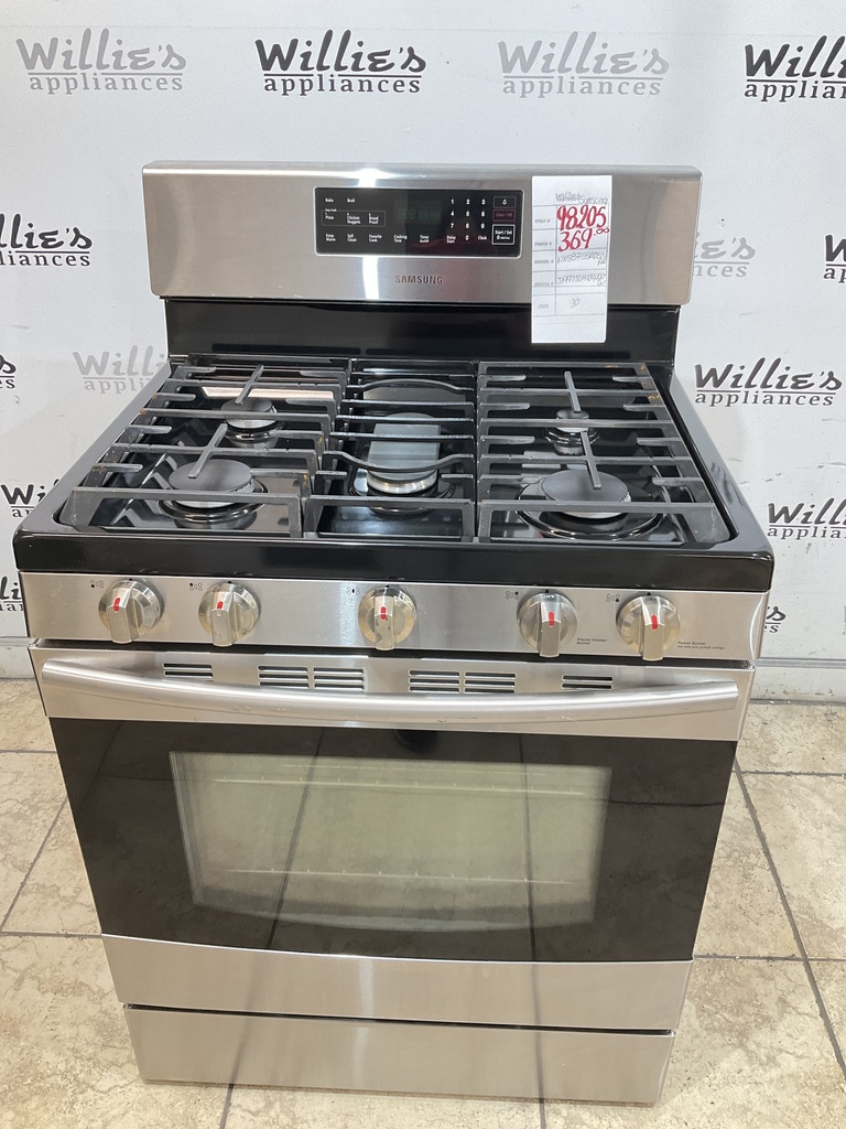 Samsung Used Natural Gas Stove 30inches (Stainless Steel) 