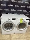 Lg Used Electric Set Washer/Dryer Frobt-load 27inches 220volts (30 AMP) 27inches {no cord} (White) 