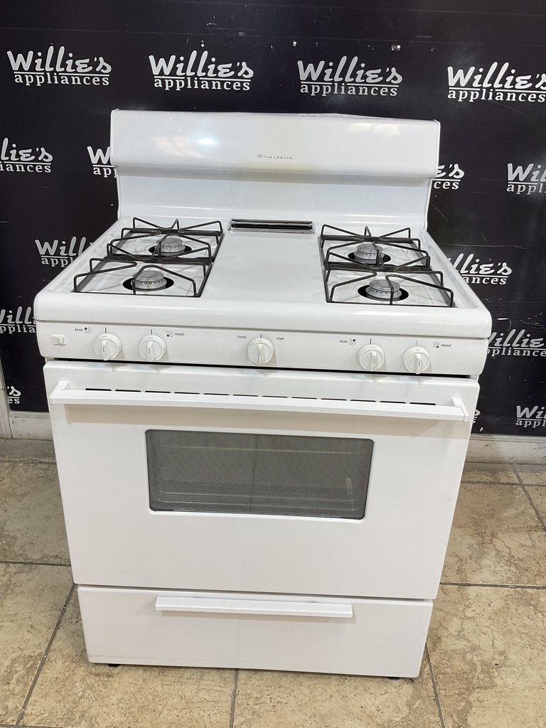 Frigidaire Used Natural Gas Stove 30inches (White) 