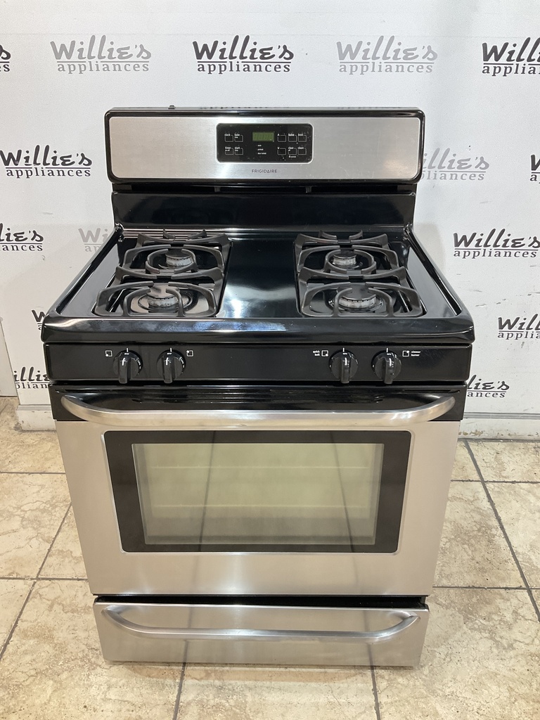Frigidaire Used Natural Gas Stove 30inches (Stainless Steel) 