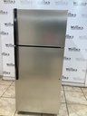 Ge Used Refrigerator Top and Bottom 28x64 1/2” (Stainless Steel) 