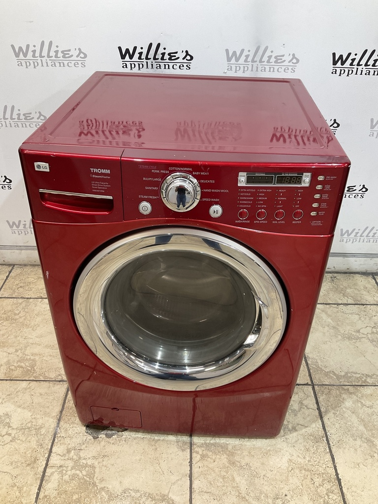 Lg Used Washer Front-load 27inches (Red)