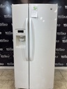 Ge Used Refrigerator Side by Side 33x69 1/2” (White) 