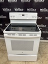 Ge Used Electric Stove 220volts (40/50 AMP) 30inches {4 prong} (White)