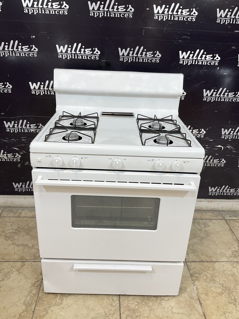 Frigidaire Used Natural Gas Stove 30inches (White) 
