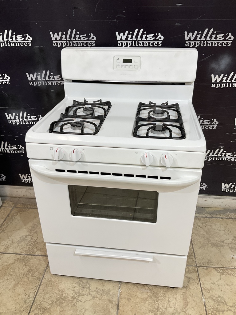 Frigidaire Used Natural Gas Stove 30inches (White) 