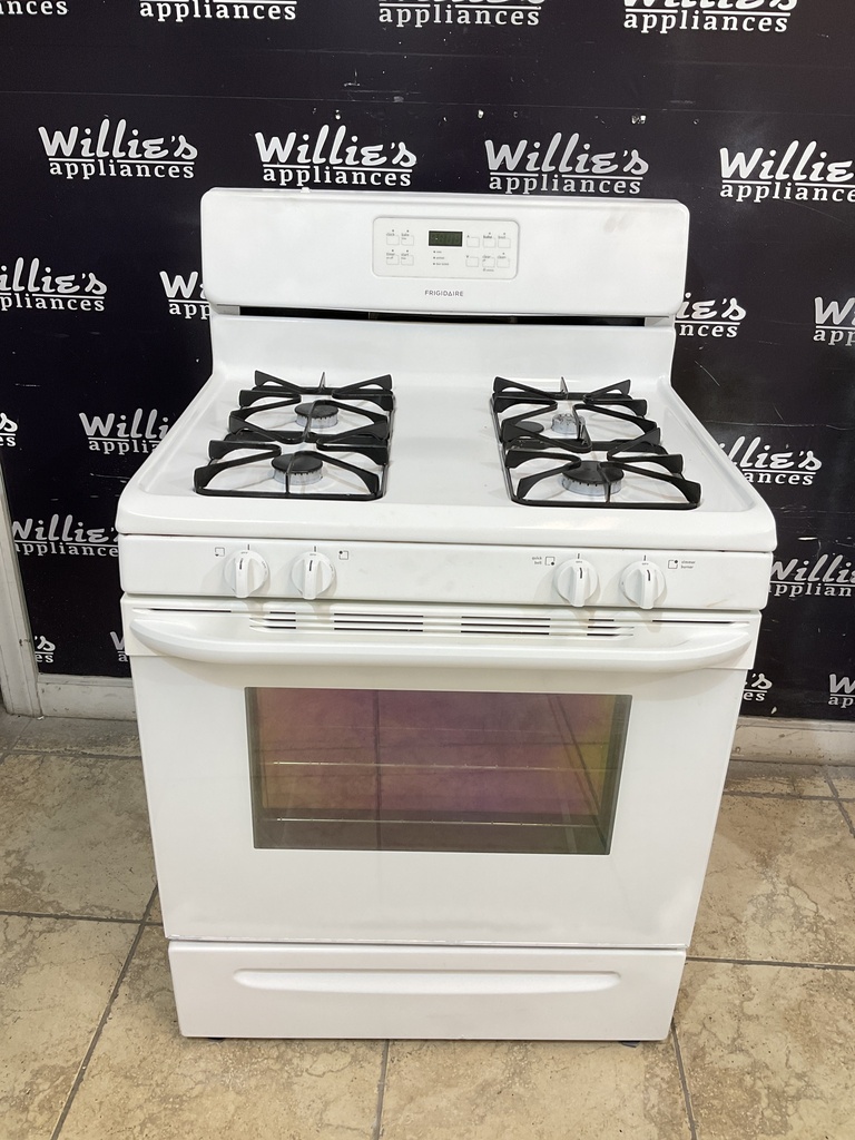 Frigidaire Used Natural Gas Stove 30inches (White) 