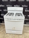 Amana Used Natural Gas Stove 30inches (White) 