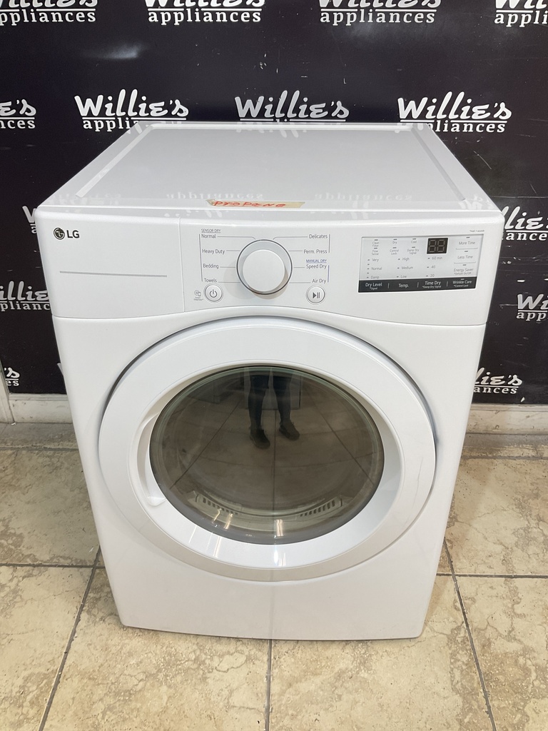 Lg Used Gas Propane Dryer 27inches (White)