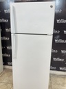 Ge Used Refrigerator Top and Bottom 28x66 1/2” (White) 
