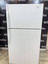 Kenmore Used Refrigerator Top and Bottom 33x65 1/2” (White) 