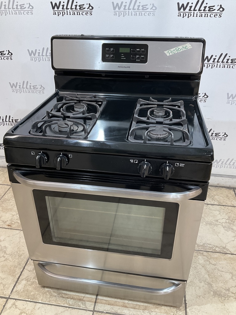 Frigidaire Used Gas Propane Stove 30inches (Stainless Steel) 