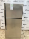 Ge Used Refrigerator Top and Bottom 30x66 (Stainless Steel) 