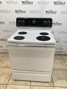 Ge Used Electric Stove 220volts (40/50 AMP) 30inches {no cord} (White/Black) 