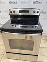 Ge Used Electric Stove 220volts (40/50 AMP) 30inches {4 prong} (Stainless Steel) 