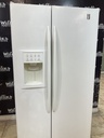 Ge Used Refrigerator Side by Side Counter Depth 36x69 1/2” (White) 