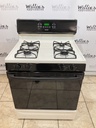 Hotpoint Used Natural Gas Stove 30inches (Black/Bisque)