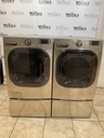 Lg Used Electric Set Washer/Dryer Front-load 27inches (Hathaway Gold) 