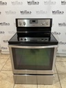 Whirlpool Used Electric Stove 220volts  (40/50 AMP) 30inches {3 prong} (Stainless Steel) 