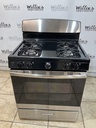 Ge Used Natural Gas Stove 30inches (Black)