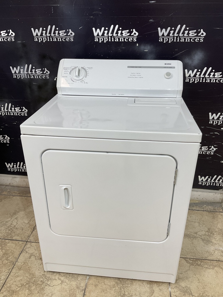 Kenmore Used Electric Dryer 220volts (30 AMP) 29inches {3 prong} (White) 