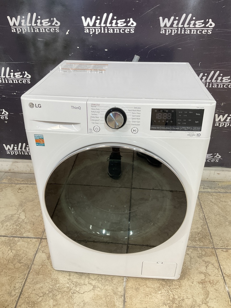 Lg Used Washer Front-load 23 1/2” (White) 