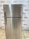 Frigidaire Used Refrigerator Top and Bottom 30x65 1/2 (Stainless Steel) 
