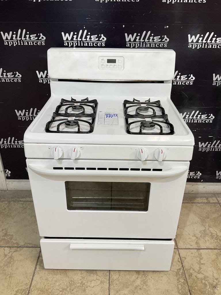Frigidaire Used Natural Gas Stove 30inches (White) 