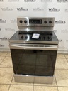 Samsung Used Electric Stove 220volts (40/50 AMP) 30inches {no cord} (Stainless steel)