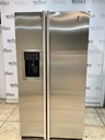 Ge Used Refrigerator Side by Side 36x70 (Stainless Steel) 