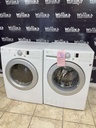 Lg Used Natural Gas Set Washer/Dryer Front-load 27inches (White)