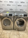 Samsung Used Electric Set Washer/Dryer Front-load 27inches {3 prong} (Grey) 