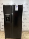 Ge Used Refrigerator Side by Side 36x68 1/2” (Black) 